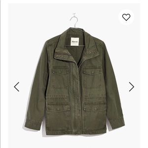 Madewell Army Surplus Jacket In Foliage Green